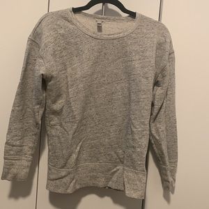 Grey J Crew Sweater Crewneck